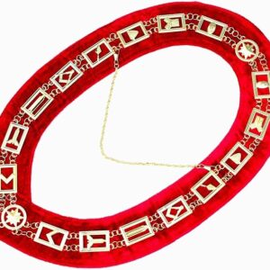 Blue lodge chain collar