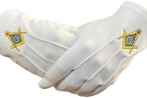 Masonic gloves cotton
