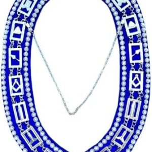 Masonic chain collar with rhinestones