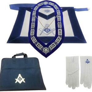 Masonic apron with Square and Compass