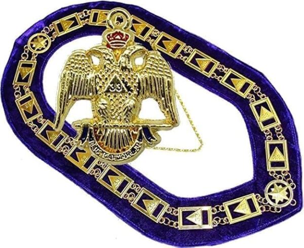 33 Degree Masonic chain collar