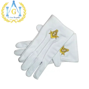 Freemason Cotton White Gloves