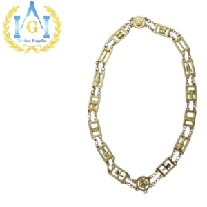 Masonic OES Gold Plated Chain