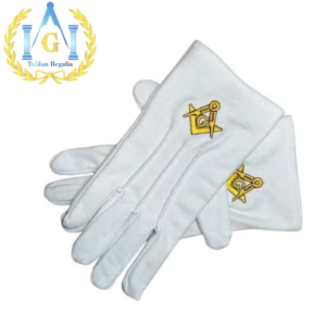 Masonic 100% Cotton Gloves