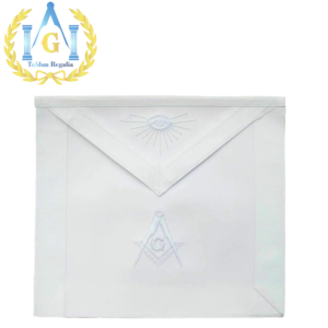 White Embroidered Apron