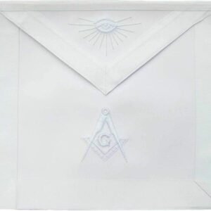 White Embroidered Apron