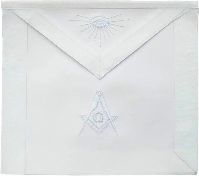 White Embroidered Apron