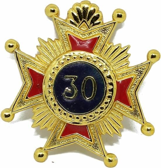 Rose Croix Star Jewel