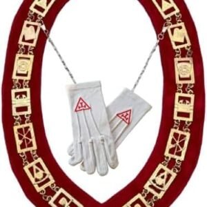 Royal Arch Gold-Plated Chain Collar