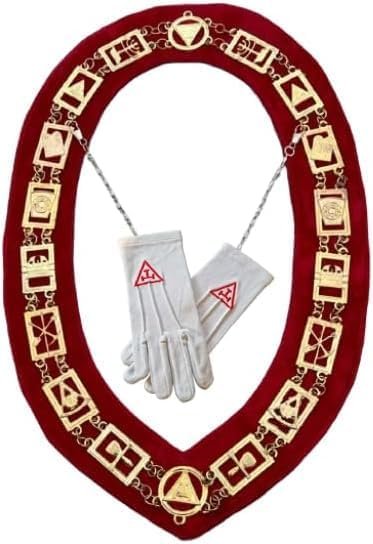 Royal Arch Gold-Plated Chain Collar