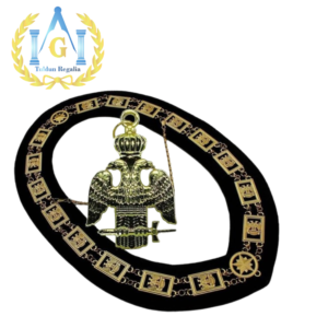 Scottish Rite Chain Collar +Jewel