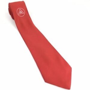 Royal Arch Red Silk Tie