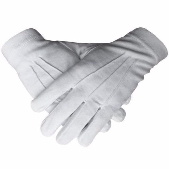 100% Cotton White Gloves