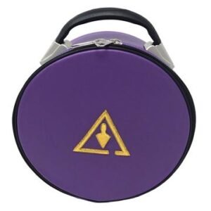 Masonic Hat Case Purple
