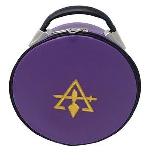 Purple Masonic Hat Case