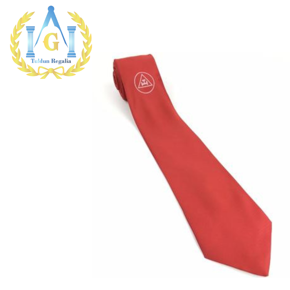 Royal Arch Red Silk Tie