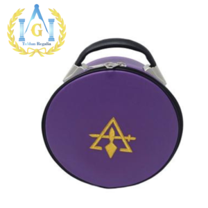 Purple Masonic Hat Case