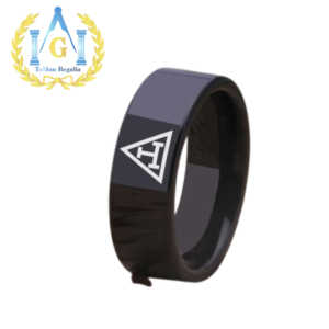 Masonic Tungsten Ring