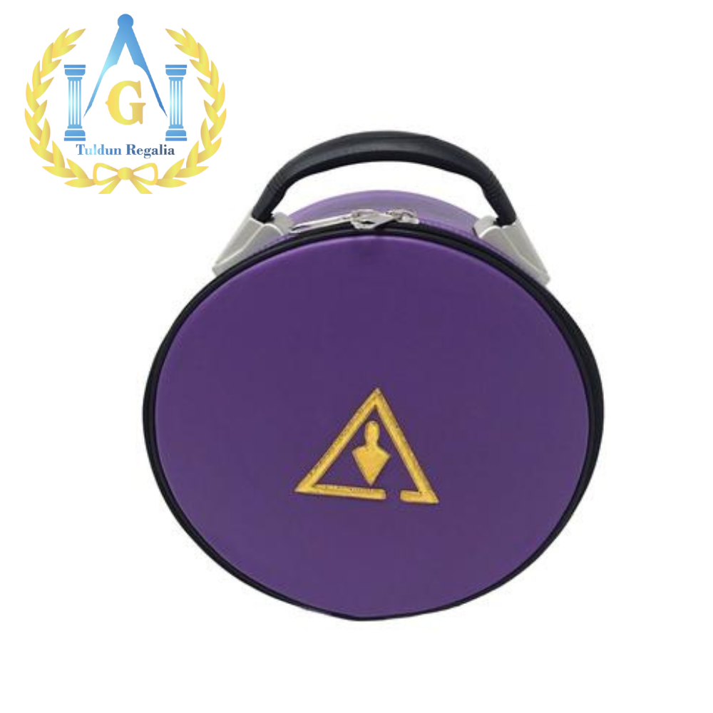 Masonic Hat Case Purple