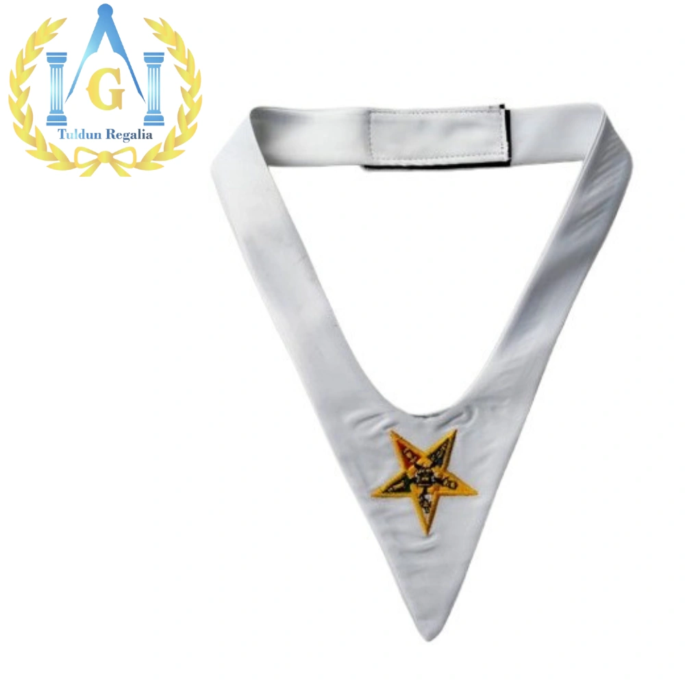 Masonic OES White Cravat