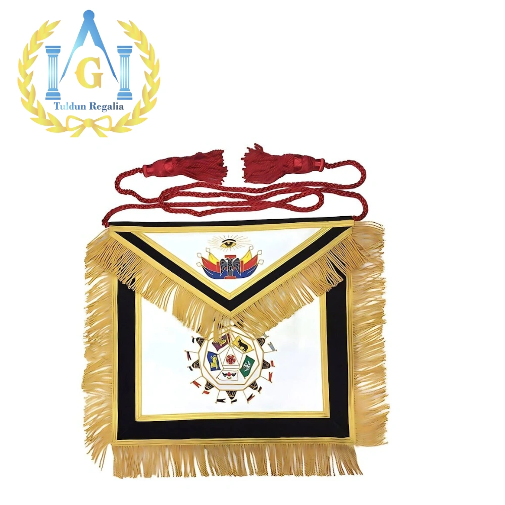 Apron Bullion Wire Embroidery