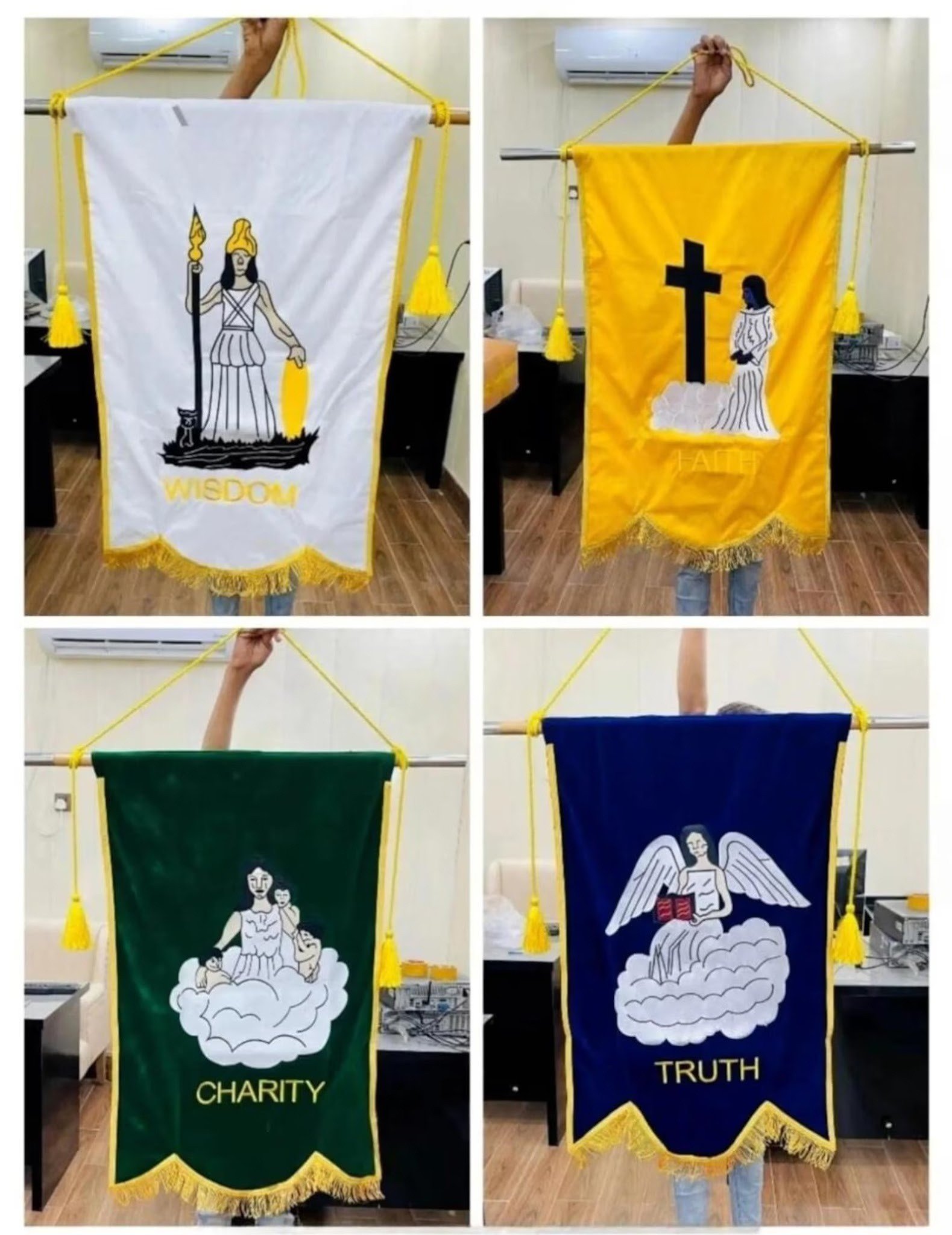 Amaranth station banners Set