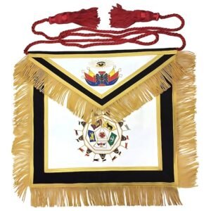 Apron Bullion Wire Embroidery
