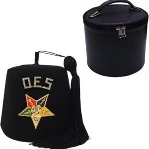 Masonic OES Black Fez