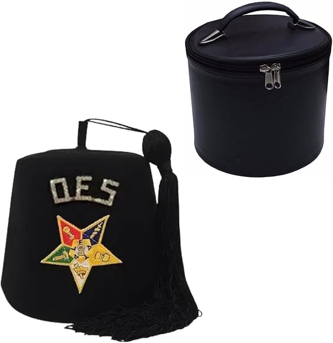 Masonic OES Black Fez