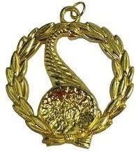 Masonic Grand Senior Steward Gold-Plated Jewel – Grand Lodge Jewel