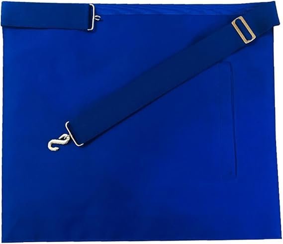 Masonic Regalia Blue Lodge worshipful officer Apron Set- Blue Lodge Officer Apron, Chain Collar, Jewel and Glove Set