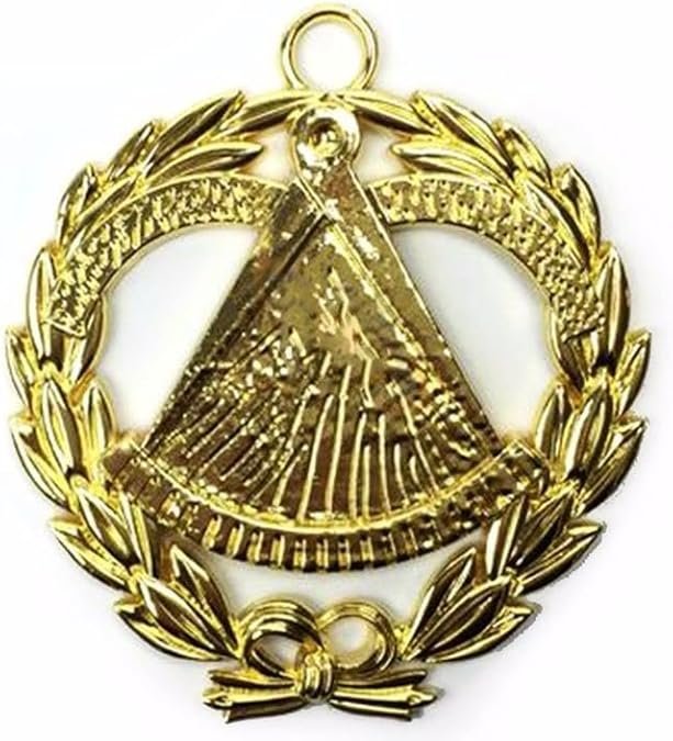 Masonic Regalia Grand Lodge Jewel – Grand Master Officer Chain Collar Jewel – Gold Jewel