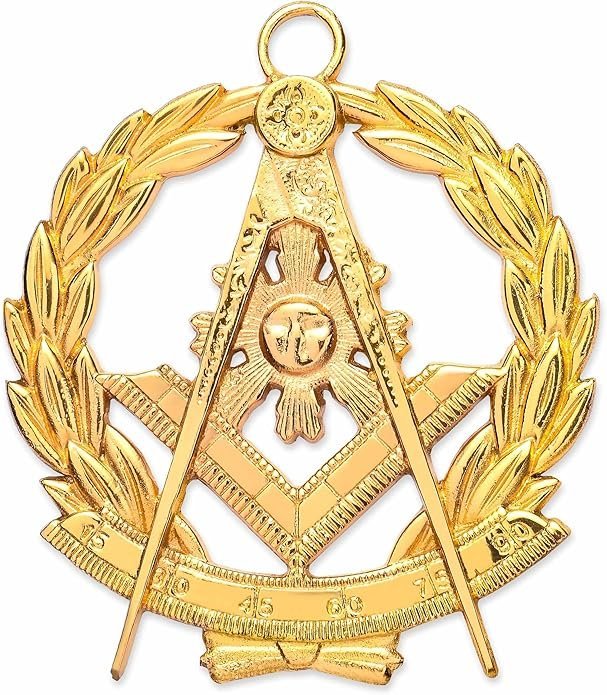 Masonic Grand Past Master Jewel – Gold-Plated Past Master Jewel