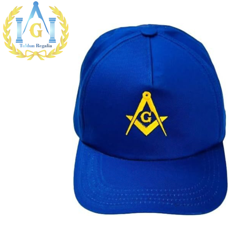 Mason Hat Royal Blue Master Mason Baseball Cap with Masonic Logo G  Square Compass Embroidered Cap