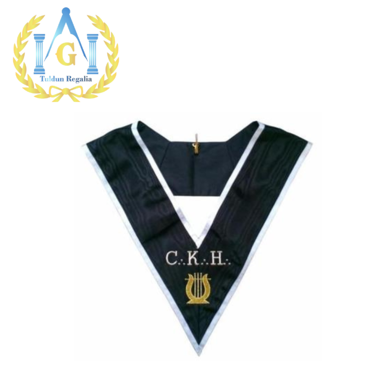 Masonic Grand Organiste Officer’s collar – ASSR – 30th degree