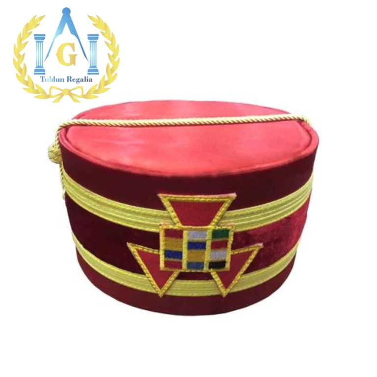 Royal Arch Past High Priest PHP Emblem Cap Red