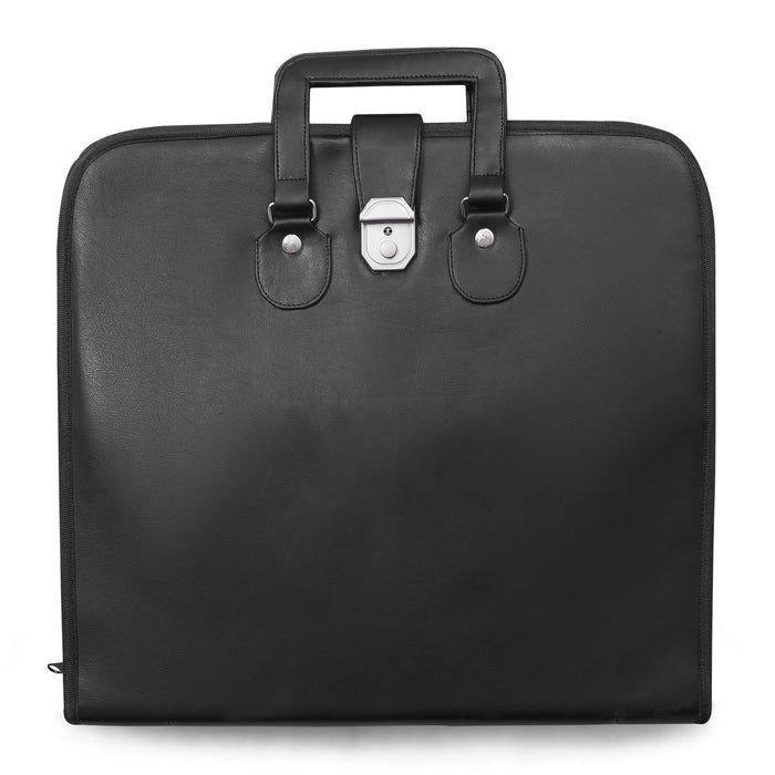 Masonic Regalia Apron Case – High Quality Leather Storage for your Apron with pockets inside
