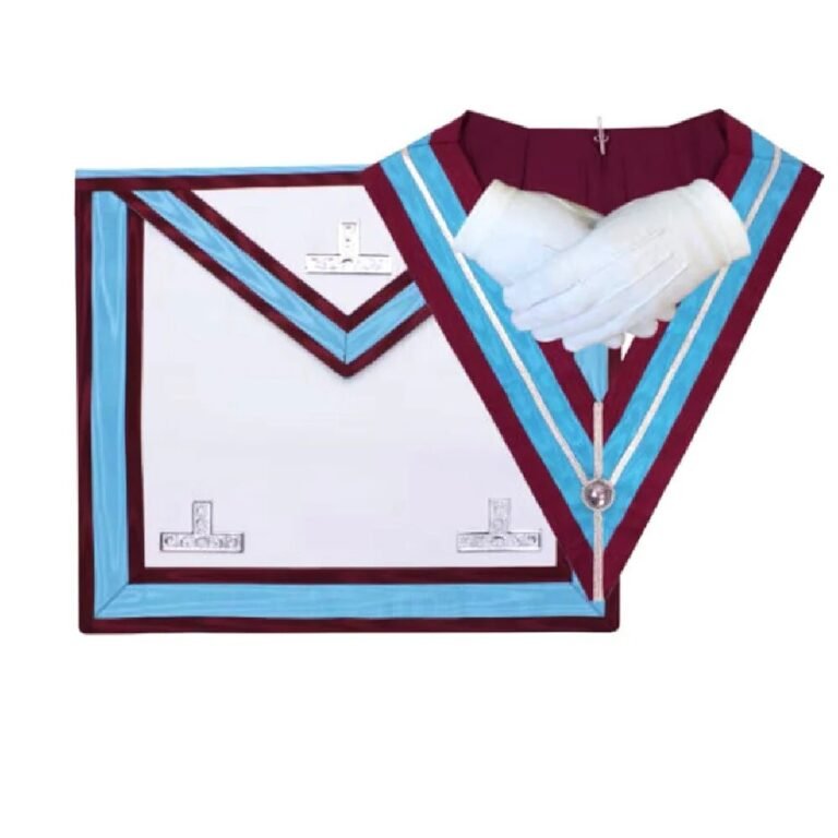Masonic Regalia Mark Past Master Wm Apron And Collar Set