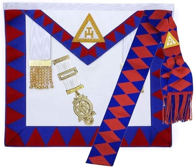 Masonic Royal Arch Companions Apron & Sash, Jewel