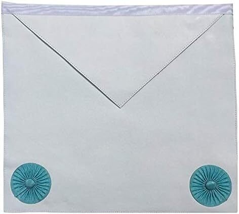 Masonic Regalia Leather 2nd degree White Apron – Masonic Fellow Craft Apron