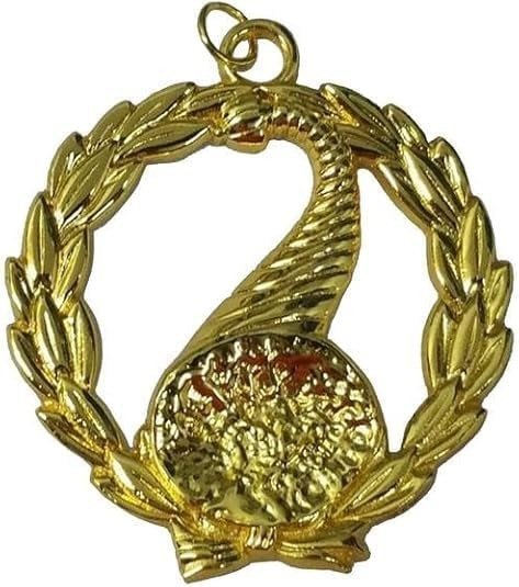 Masonic Regalia Grand Lodge Jewel – Junior Steward Officer Jewel – Gold Jewel